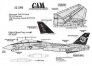 Cam Decals F-14D Tomcat VF-31 Tomcatters 1/32