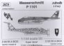 1/144 Messerschmitt Me 1101 (2 kits in 1 box)