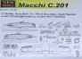 1/72 Macchi MC 201 Italian prototype fighter image 4