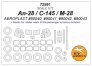 1/72 Antonov An-28, C-145, M-28 masks