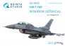 1/48 F-16D 3D-Printed & colour Interior decal
