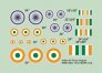 1/144 Indian Af insignia, 2 sets image 1