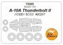 1/72 Fairchild A-10A Thunderbolt II masks