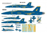 1/32 McDonnell-Douglas F/A-18 Hornet US Navy Blue Angels image 1