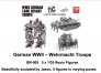 1/35 5 x Wehrmacht troops WWII