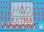HAD D�cals Insignes Nationaux Hongrois & Num�ros 1990-98 1/48