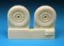 1/48 Mikoyan MiG-25PD/PDS Foxbat Main and Nose Wheels. This image 3