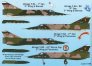 1/72 Scale Belgian Air Force Mirage 5 Stencilling & zappings image 1