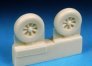 1/72 Vought Corsair, Grumman Hellcat Wheels  Stamped Hub
