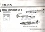 Falcon 1/48 Conversion 2 places Bf-109G-12/G-14 Fw-190S-8