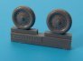 Aires Upgrade set: Bf 109G-6 wheels + paint mask  Type B