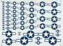 Techmod D�calcomanies Insigne US 1/72 Star and Bar