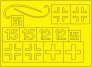 New Ware 1/48 Masques Marquage FW 190D-9 pour Miniart image 1