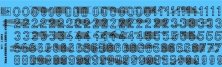 1/35 Decal German Turret numbers WWII N.7