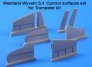 1/72 Westland Wyvern S.4 Control surfaces (TRUMP)