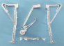 Trains d'atterrissage m�tal 1/48 Avenger TBF/TBM