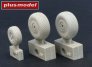 1/48 B-26 Marauder wheels late diamond tread