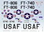 1/32 Decal & mask F-80C Shooting Star over Korea image 2
