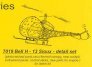 CMK D�tails Bell H-13 1/72 pour Italeri