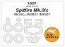 1/32 Supermarine Spitfire Mk.Ixc masks for wheels for Revell