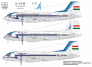 1/72 Decal Ilyushin IL-14M Hungarian Air Transport