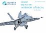 1/32 Boeing F/A-18E Hornet coloured Interior