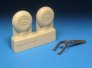 1/32 Messerschmitt Bf-109GK Tall Tailwheel Set image 1