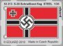 SET 1/35 S-38 Schnellboot flag STEEL