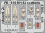 Eduard Ceintures MH-6J Steel 1/48 pour ICM