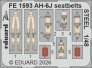 Eduard Cinture di sicurezza acciaio AH-6J 1/48 ICM