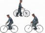 1/72 3 German Guards with bicycles image 1