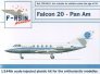 1/144 Dassault Falcon 20. Decals Pan Am