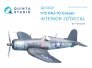 1/72 Vought F4U-1D Corsair coloured Interior