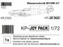 KP Kovozavody Bf 109E-4/7 1/72 sans d�cals ni notice