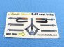1/32 F-35 Lightning II Seat belts decals for Trumpeter image 1