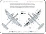 1/72 Heinkel He 219V-5 DH+PU four blades propeller light version image 1
