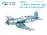 1/72 Vacu canopy F4U-1 Corsair Bird cage