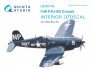 1/48 Vought F4U-5N Corsair coloured Interior