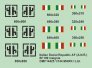 1/144 Messerschmitt Bf-109 Italian Social Republic ANR Insignia, image 1