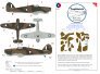 1/24 Seac Hawker Hurricane Mk.I B Camouflage paint masks