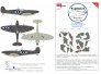 1/24 Supermarine Seafire Mk.I/Mk.II/Mk.III camouflage paint mask