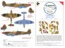 1/32 Supermarine Spitfire Mk.IX Desert camouflage paint mask