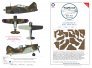 1/32 Brewster Buffalo Rnzaf 448 sqn camouflage pattern mask