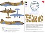1/32 Bristol Beaufighter tropical B camouflage paint masks