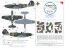 1/48 Bell P-39/P-400 Airacobra 601 Sqn Raf camouflage paint mask