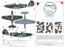 1/72 Bell P-39/P-400 Airacobra 601 Sqn Raf camouflage paint mask