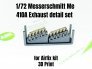 1/72 Messerschmitt Me-410A-1/U-2 & U4 of engine exhaust