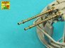 1/35 Two barrels to Browning ANM2 with flash hiders for Italeri image 4