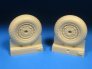 1/24 Grumman F6F-6 Hellcat Diamond Tread Wheels image 3