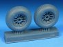 1/48 North-American P-51D Mustang Block Tread Mainwheels image 1